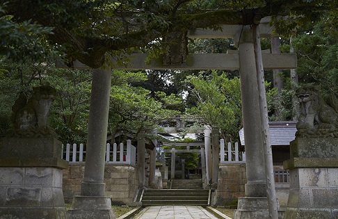陶祖神社の遠景