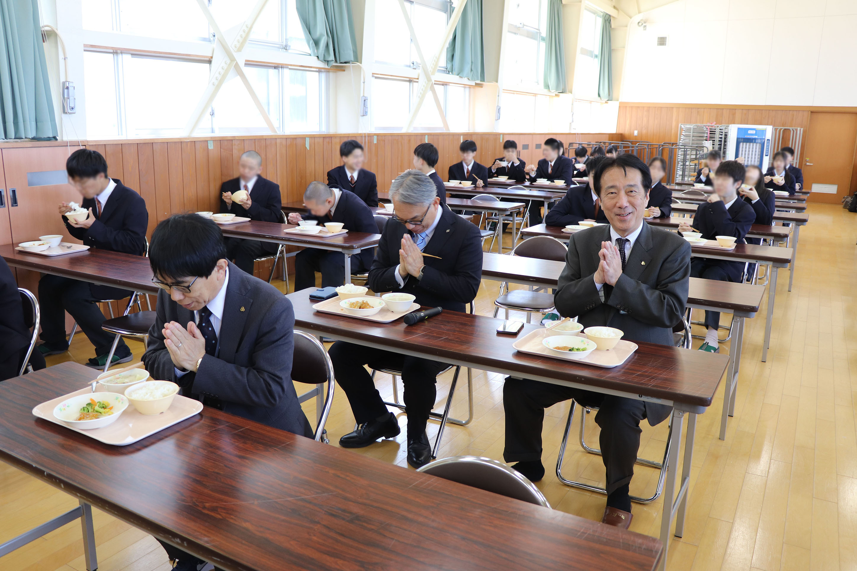 寺井高校昼食提供事業開始