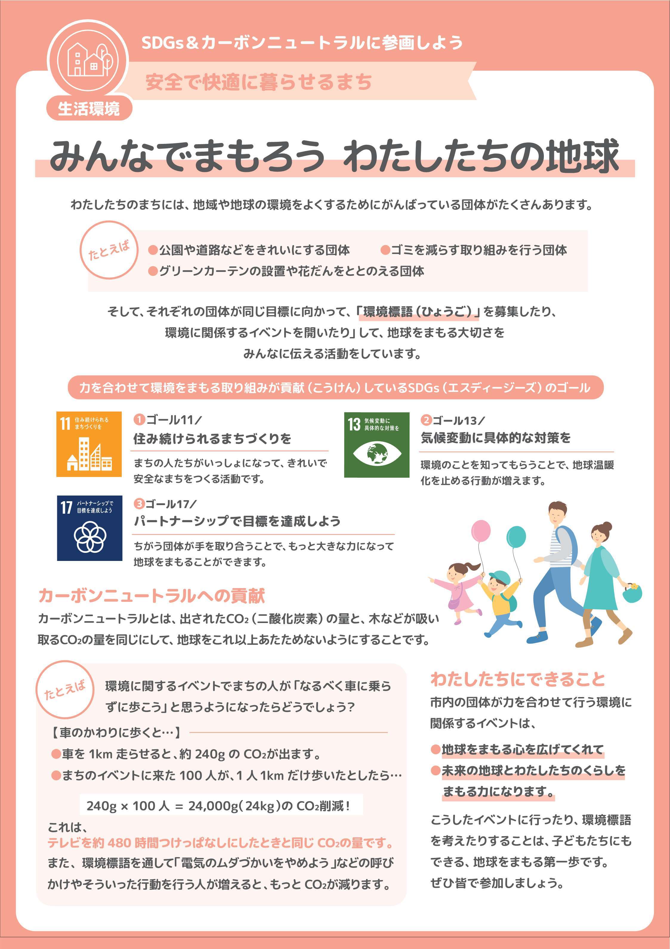 みんなでまもろう　わたしたちの地球