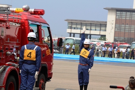 消防操法大会の様子2
