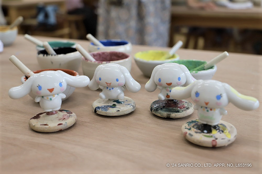 絵付けしたシナモロールの素地