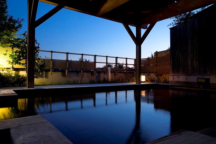 新館展望露天風呂木犀の様子