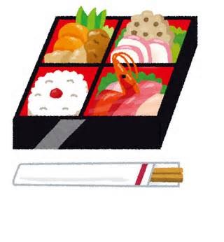 弁当のイラスト