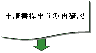 申請書提出前の再確認