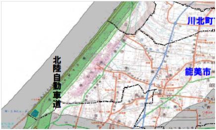 北陸自動車道沿線地域