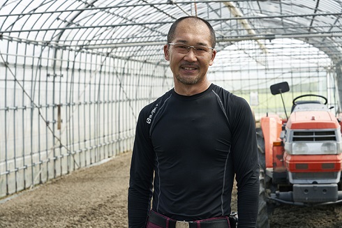 奥村さんとトラクター