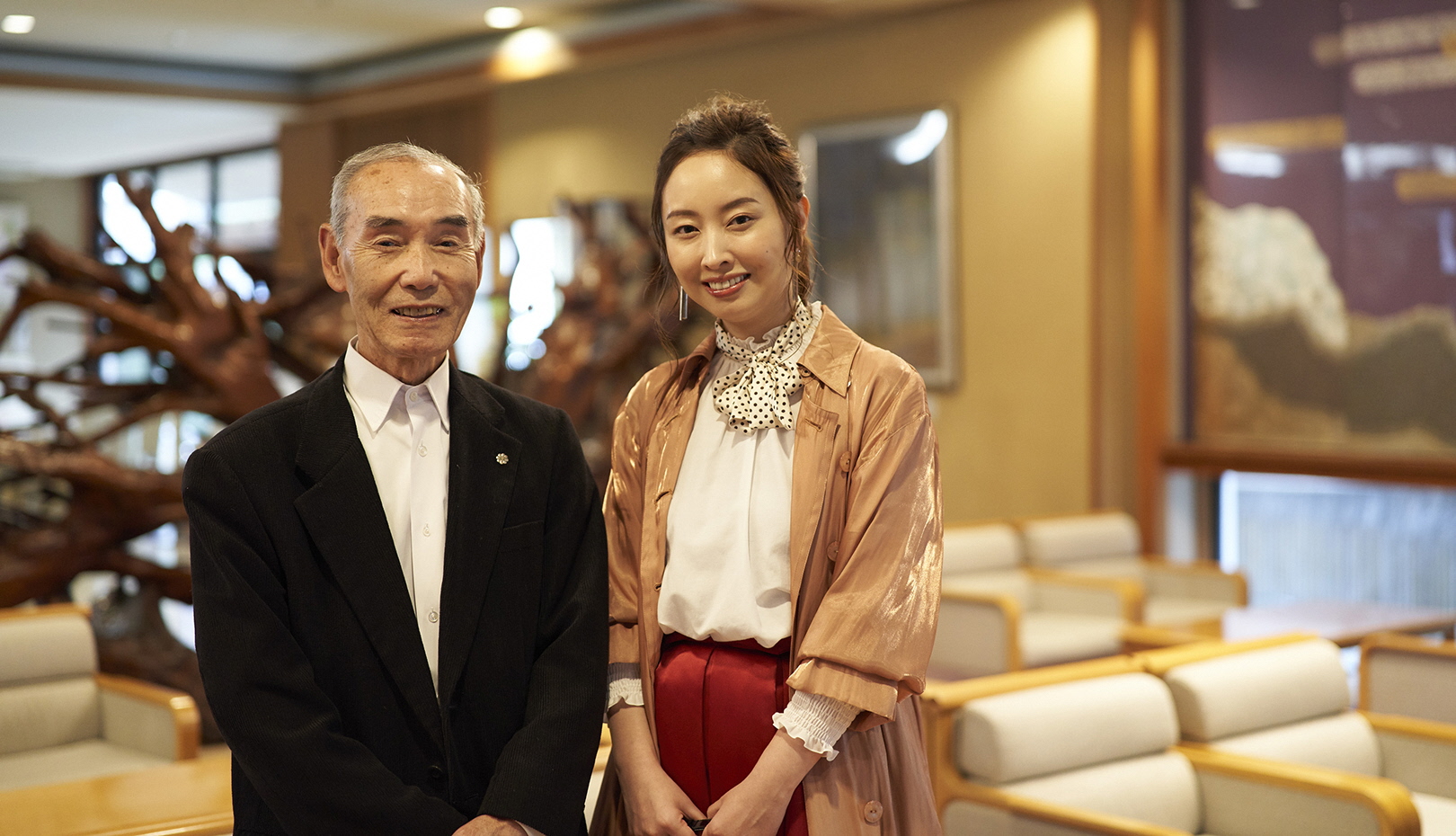with Mr. Saburo Nakamura, Advisor of Tagawa Ryusenkaku
