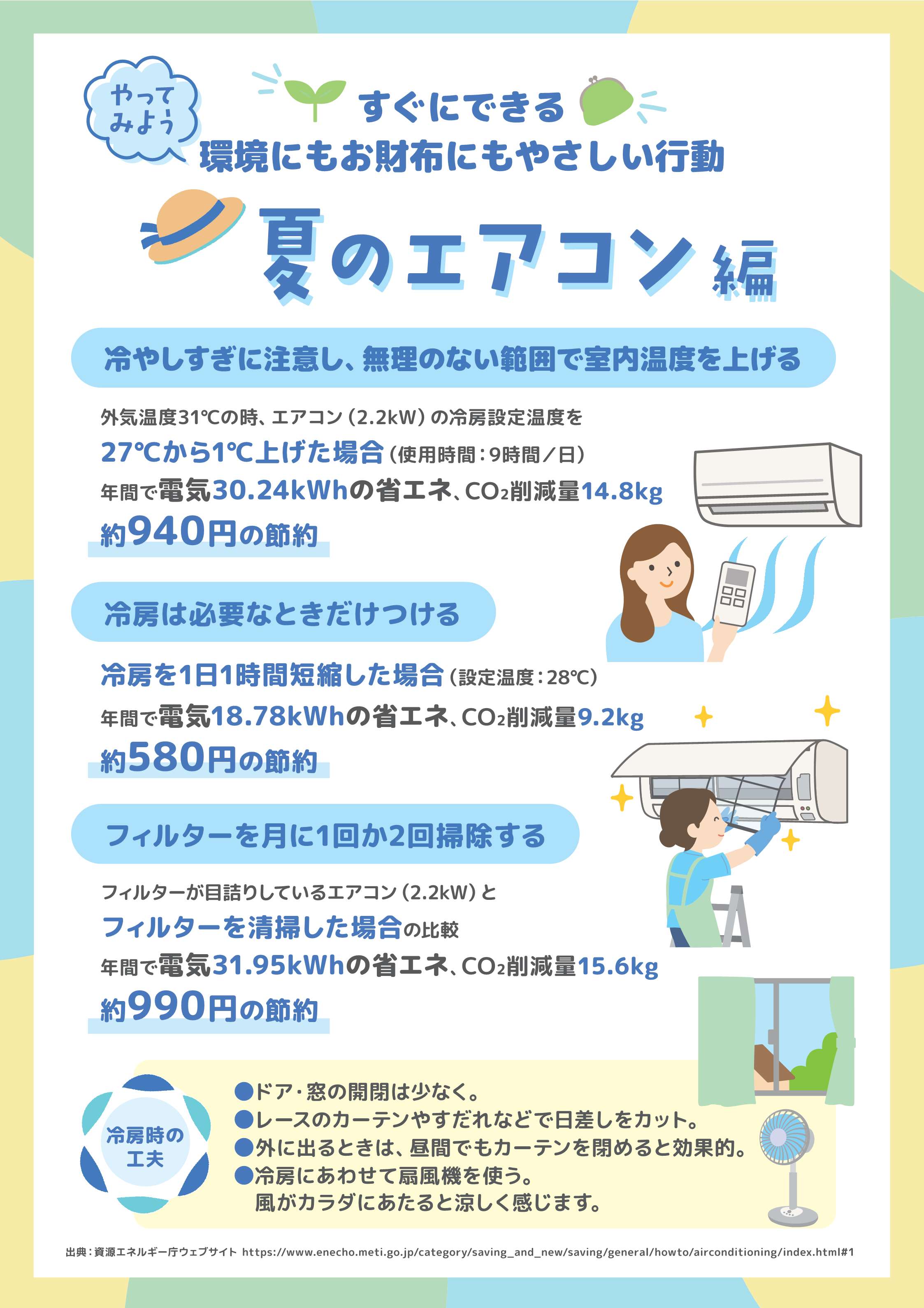 夏のエアコン編