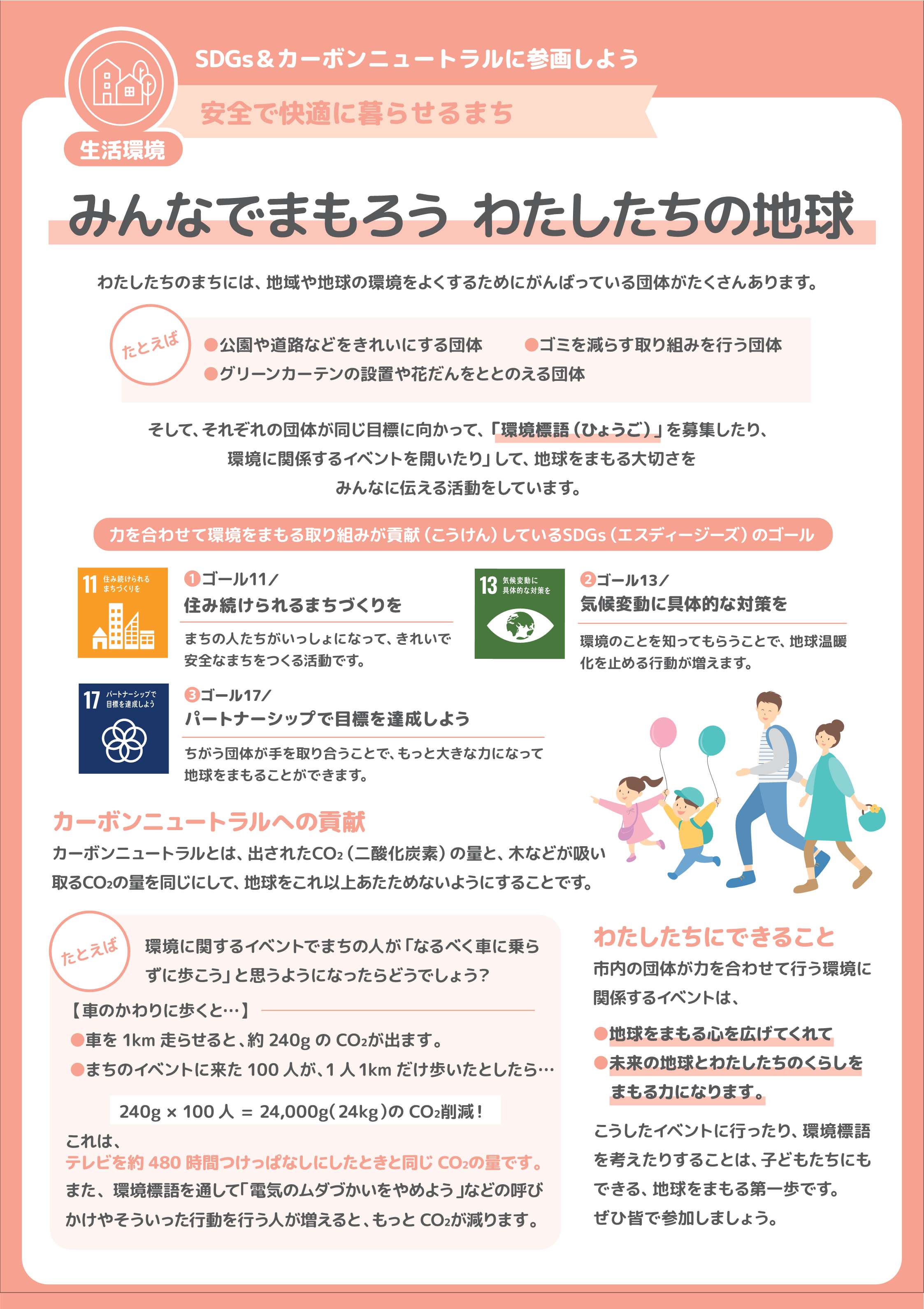 みんなでまもろう　わたしたちの地球